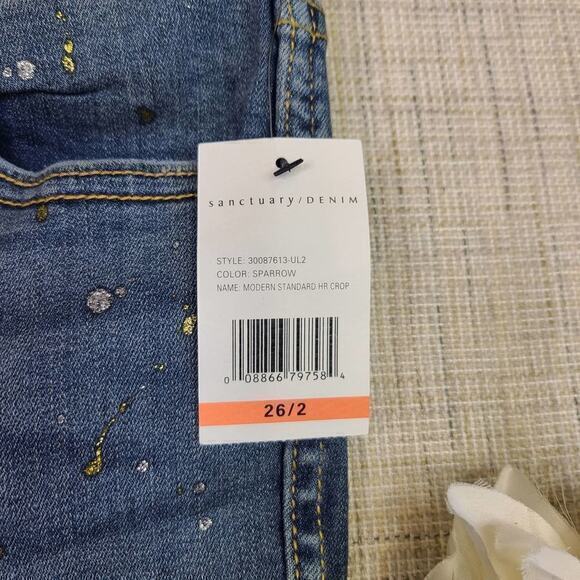 NWT Sanctuary Modern Standard High Waist Jeans Women’s Size 26 - Picture 6 of 11